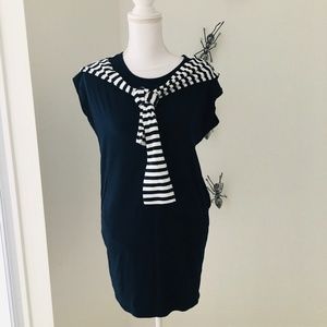 Nautical summer dress/ tunic Size S